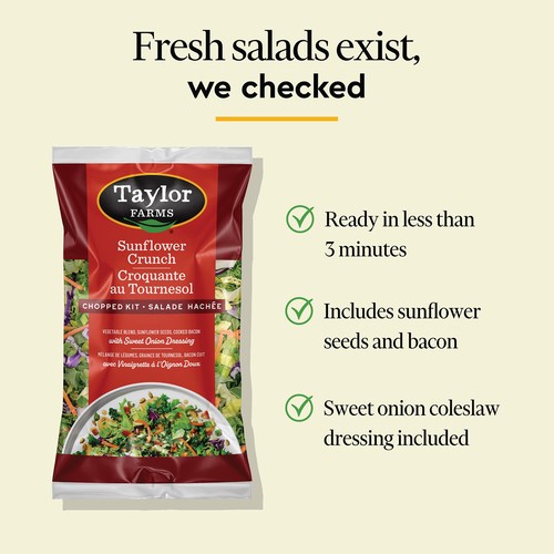 Taylor Farms Chopped Salad Kit Sunflower Crunch 326 g