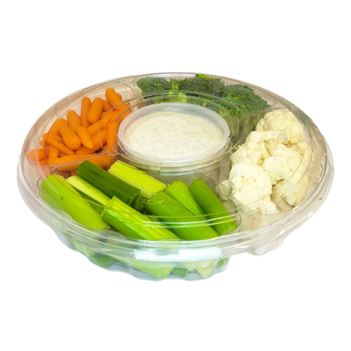 Vegetable Tray With Dip Large 1.7 kg