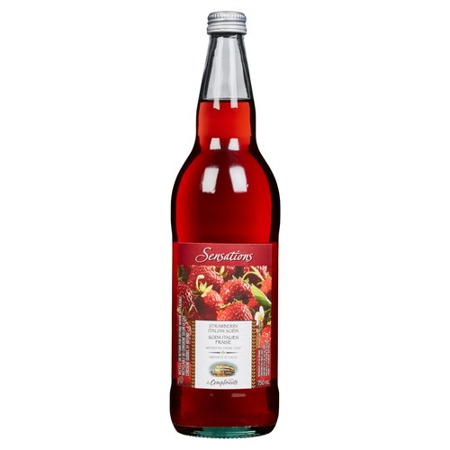 Sensations Italian Soda Strawberry 750 ml