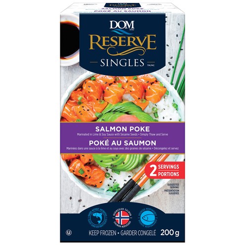 DOM Reserve Frozen Salmon Poke 200 g