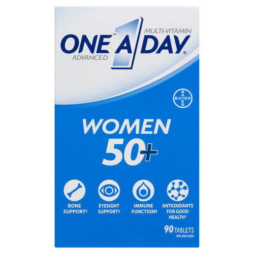 One A Day Multivitamins For Women 50 Plus 90 Tablets