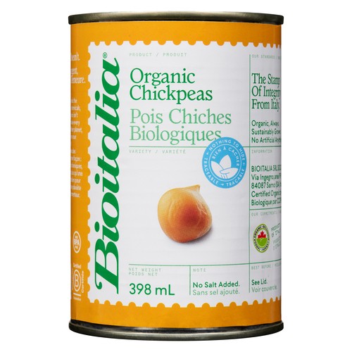 Bioitalia Organic Chick Peas 398 ml