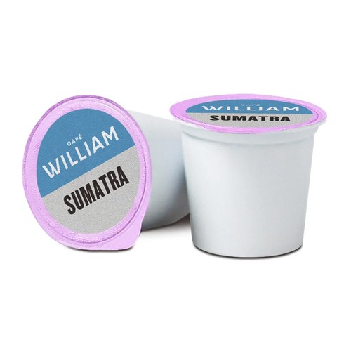 Café William Coffee Pods Dark Roast Sumatra 48 K-Cup 432 g