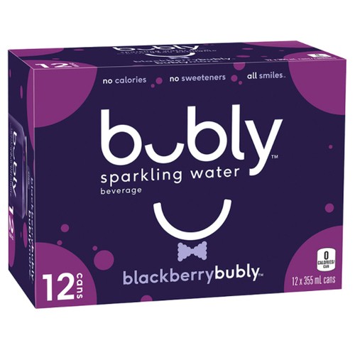 Bubly Sparkling Water Blackberry 355 ml