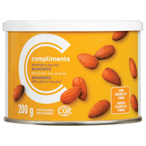 Compliments Almonds Roasted And Salted 200 g