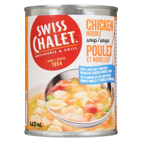 Swiss Chalet Less Salt Noodle Soup Chicken 540 ml