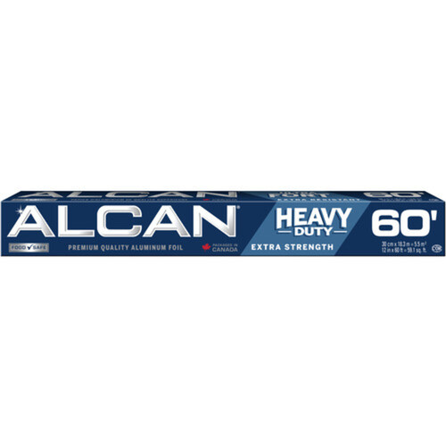 Alcan Heavy Duty Aluminum Foil Extra Strength 12 Inch x 60 Feet