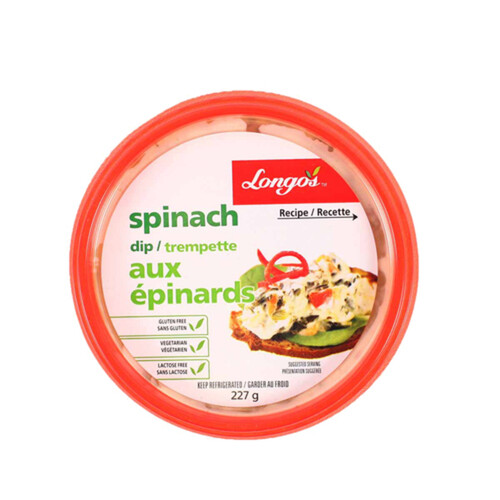 Longo's Vegetarian Spinach Dip 227 g