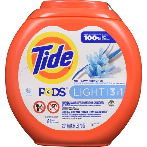 Tide Liquid Laundry Detergents Pods Ocean Mist 2.01 kg