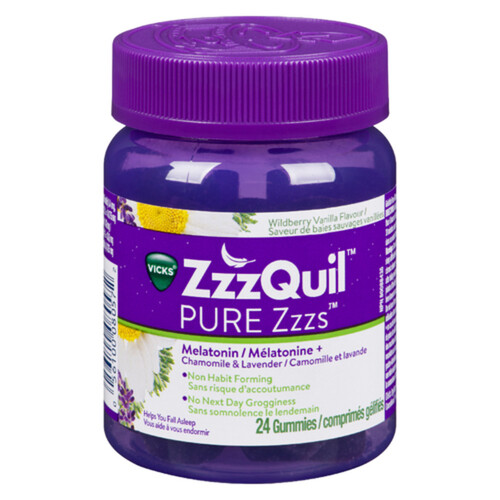 Vicks ZzzQuil Pure Zzzs Sleeping Aids 24 Gummies