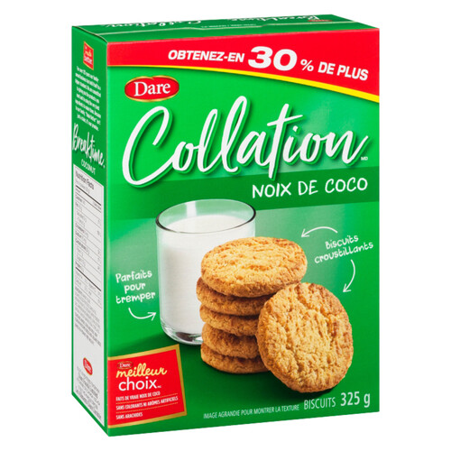 Dare Breaktime Peanut-Free Cookies Coconut 325 g