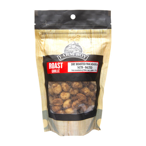 Farm Boy Nuts Dry Roasted Macadamias Salted 160 g