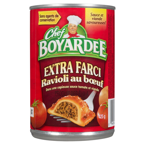 Chef Boyardee Canned Beef Ravioli Overstuffed 425 g
