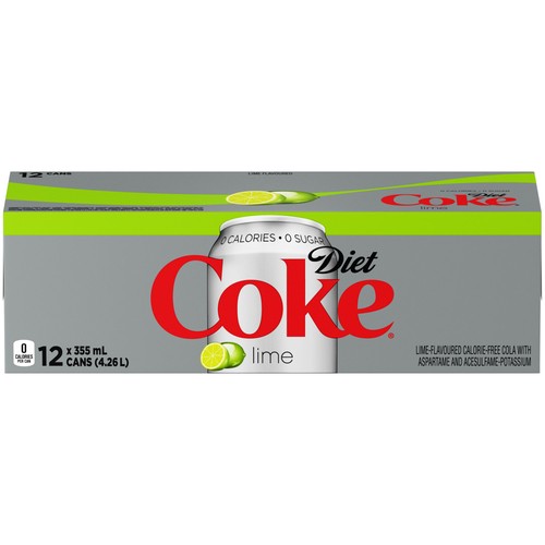Coca-Cola Diet Coke Lime 12 x 355 m (cans)