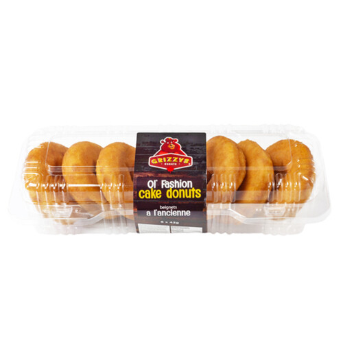 Grizzys Cake Donut Ol' Fashion Plain 6 x 42 g (frozen)