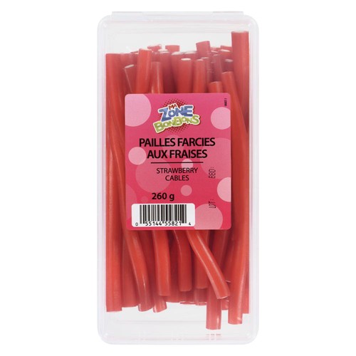 Les Aliments Johnvince Candy Strawberry Cables 260 g