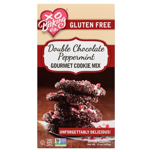 XO Baking Gluten-Free Cookie Mix Double Chocolate Peppermint 425 g