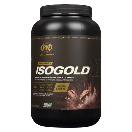PVL Isogold Premium Whey Protein Isolate Shake Triple Milk Chocolate 908 g