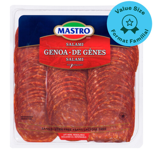 Mastro Genoa Salami Hot Value Size 375 g
