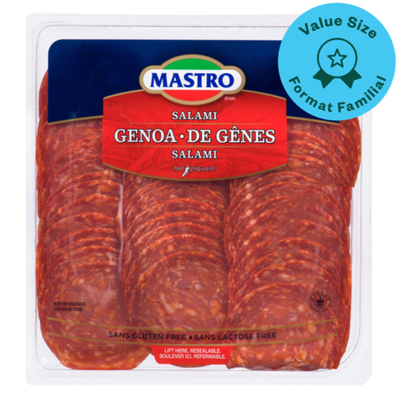 Mastro Genoa Salami Hot Value Size 375 g Voilà Online Groceries & Offers