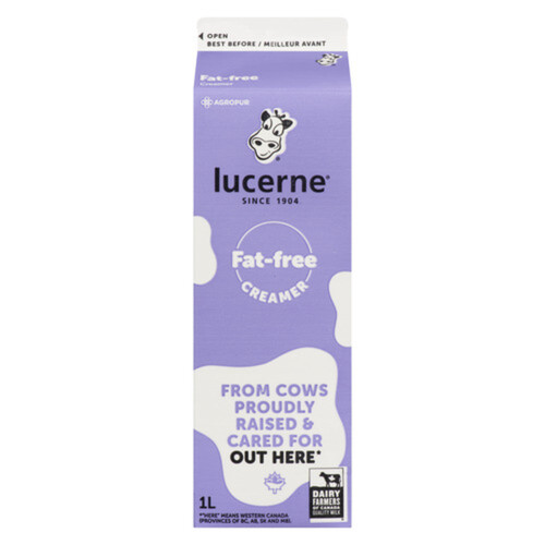 Lucerne Fat-Free Creamer 1 L