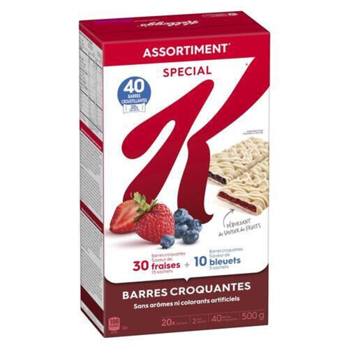 Kellogg's Special K Cereal Bars Strawberry & Blueberry 500 g