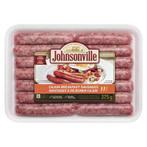 Johnsonville Frozen Cajun Breakfast Sausages 375 g