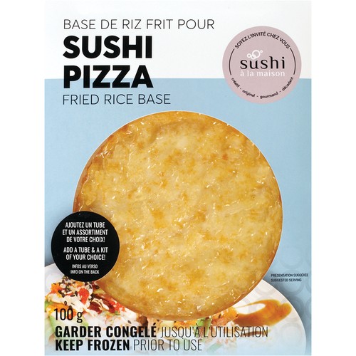 Sushi à La Maison Frozen Sushi Pizza Fried Rice Base 100 g