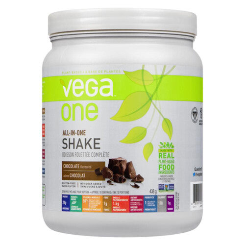 Vega One Gluten-Free All-In-One Protein Powder Shake Chocolate 438 g