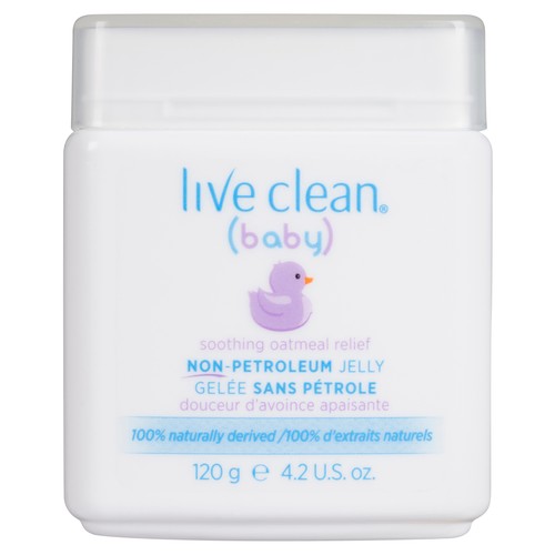 Live Clean Baby Non-Petroleum Jelly Soothing Oatmeal Relief 120 g