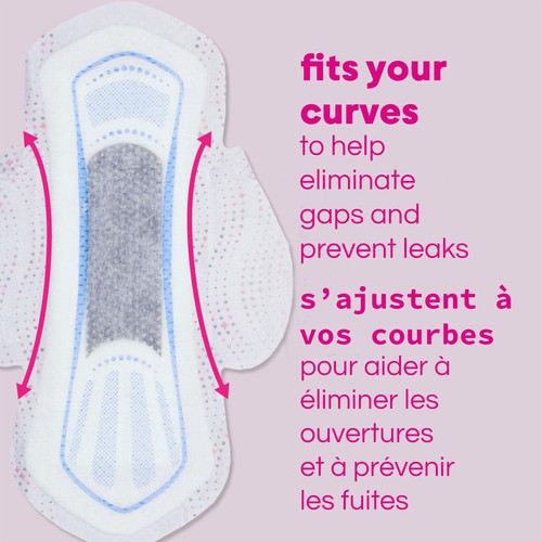 U by Kotex Teen Ultra Thin Pad With Wings Extra Absorbency 28 Count