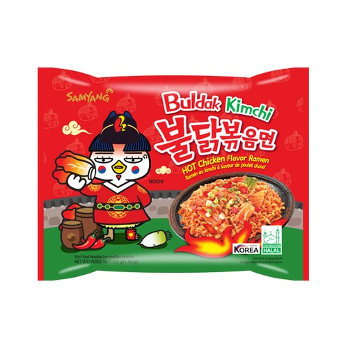 Samyang Noodle Fire Chicken Kimchi 675 g