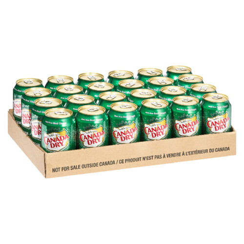 Canada Dry Soft Drink Ginger Ale 24 x 355 ml (cans)