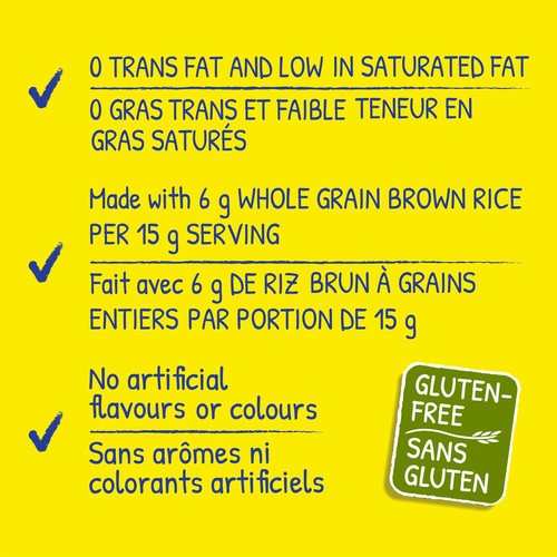 Quaker Crispy Brown Rice Cakes Minis Apple Cinnamon Flavour 90 g