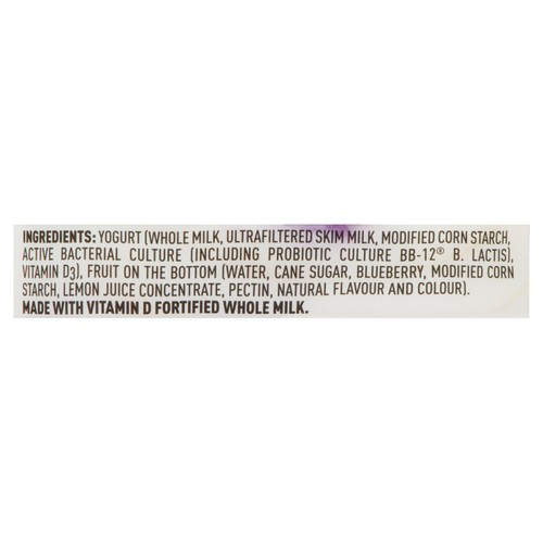 Iögo Fruit On the Bottom 2.8% Yogurt Blueberry 500 g