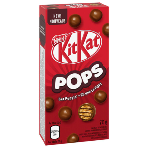 Kit Kat Pops Milk Chocolaty Snacks Carton 70 g
