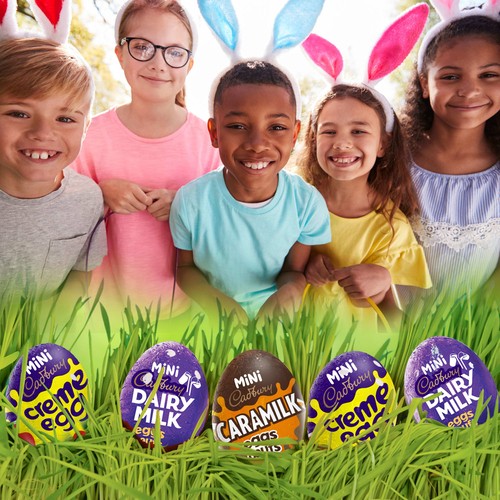 Cadbury Mini Easter Chocolatey Candy Eggs Assorted Individually Wrapped 154 g