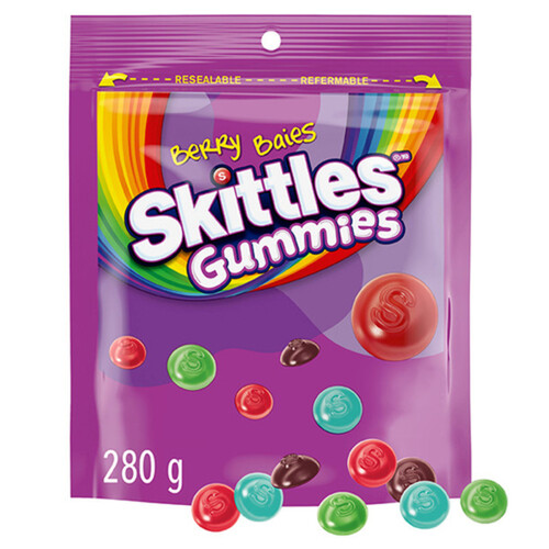 Skittles Gummy Candy Wild Berry Sharing Bag 280 g