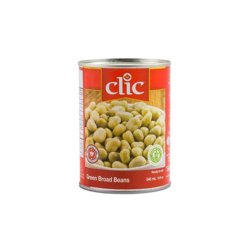 Clic Canned Beans Broad Green 540 ml