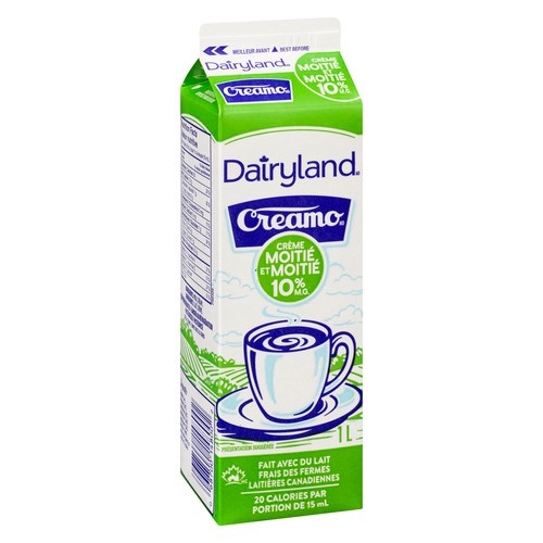 Dairyland 10% Cream Half & Half 1 L
