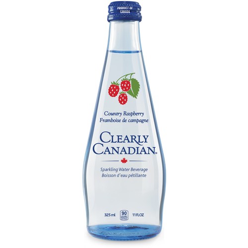 Clearly Canadian Sparkling Water Country Raspberry 325 ml (bottle)
