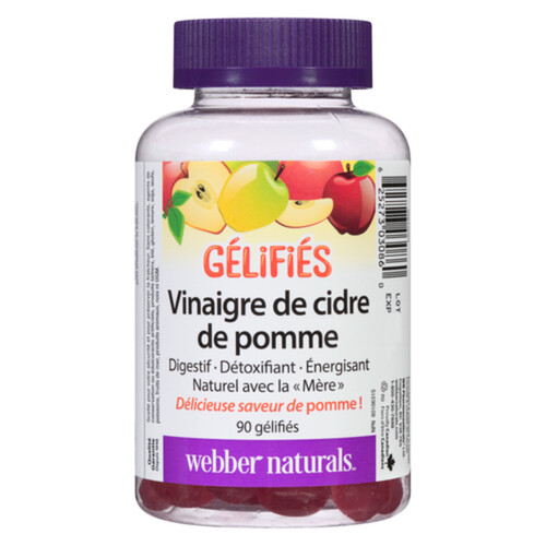 Webber Naturals Nutritional Supplements Apple Cider Vinegar 90 Gummies