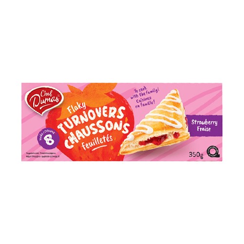 Chef Dumas Turnover Kit Strawberry 350 g (frozen)