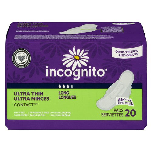 Incognito Contact Ultra Thin Long 20 Count