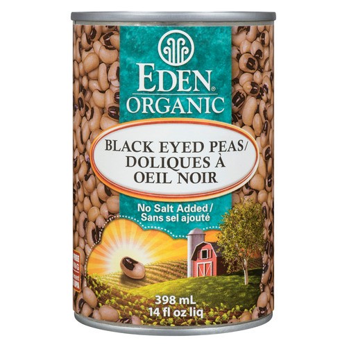 Eden Organic Canned Black Eyed Peas 398 ml