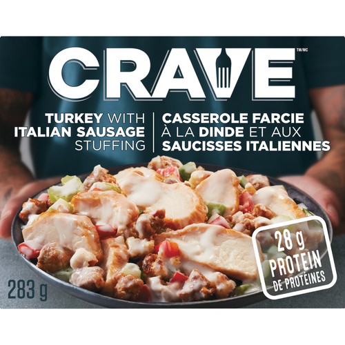 Crave Frozen Turkey With Italian Sausage Stuffing 283 g