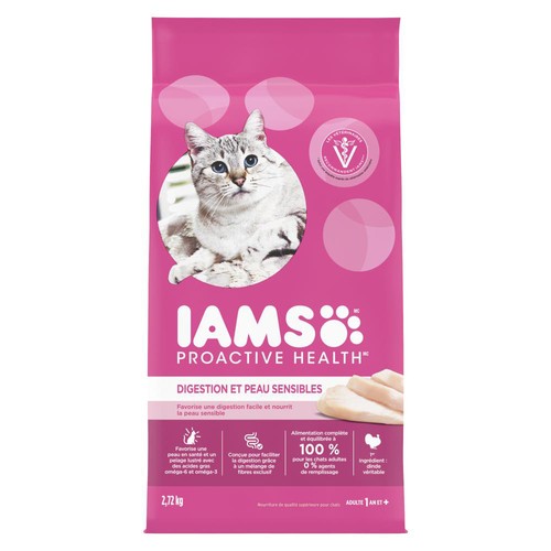 IAMS Proactive Health Dry Cat Food Sensitive Digestion & Skin 2.72 kg