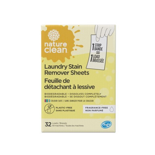 Nature Clean Laundry Stain Remover Sheets 1 EA