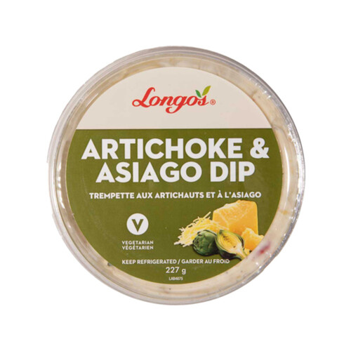 Longo's Vegetarian Dip Artichoke & Asiago 227 g