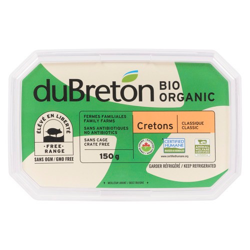 duBreton Organic Cretons Classic 150 g